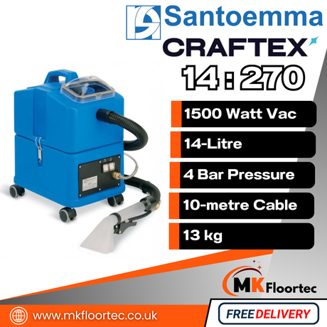 Craftex 14:270 (Santoemma Sabrina 500) Professional Carpet Cleaning Machine