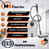 SEBO D9 Professional Commercial Cylinder Vacuum Cleaner 90995GB