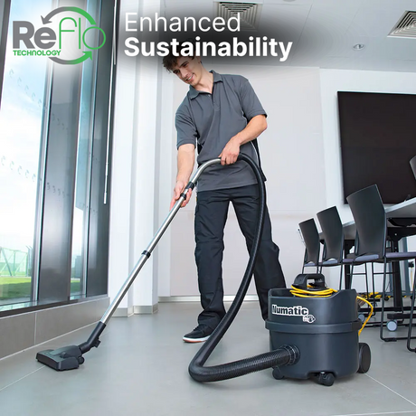 Numatic ERP180 energy saving cylinder vacuum cleaner for office cleaning