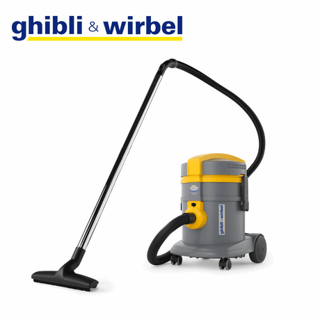 Ghibli & Wirbel Power WD 22 P vacuum cleaner featuring M-Class filter, designed for efficient wet and dry cleaning tasks. 