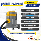 Ghibli & Wirbel Power WD 22 P Wet & Dry Professional Vacuum Cleaner