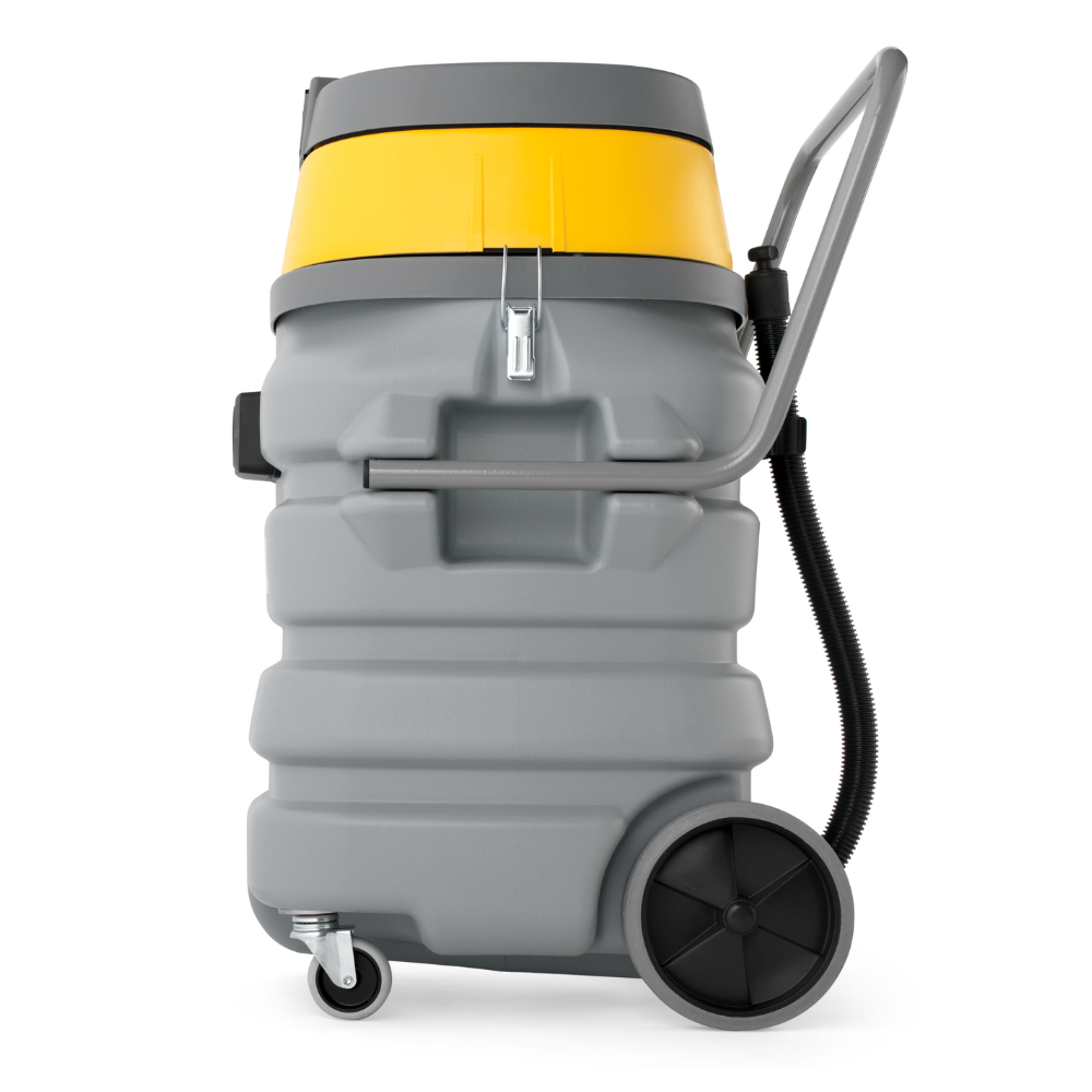 Ghibli & Wirbel AS 60 PD SP: 2900W, 90L wet and dry vacuum with robust tank, large wheels, and easy handling features.