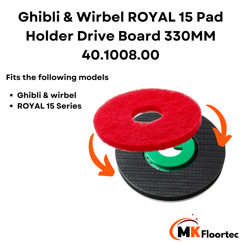 Ghibli & Wirbel ROYAL 15 Floor Scrubber Pad Holder Drive Board 330MM