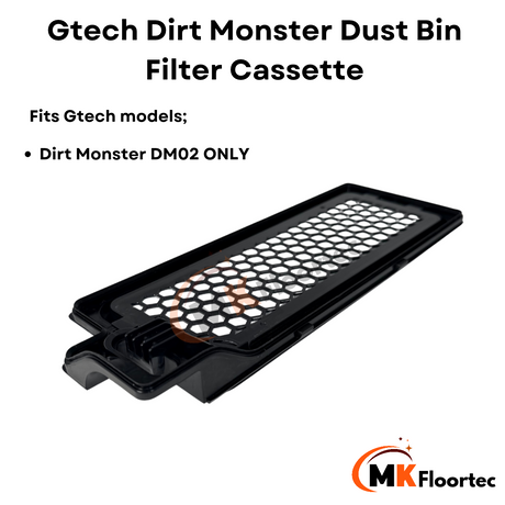 Gtech Dirt Monster Dust Bin Filter Cassette