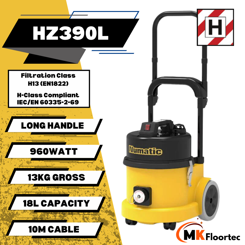 Numatic HZ390L H Class Hazardous Dust Vacuum Cleaner 110 Volt