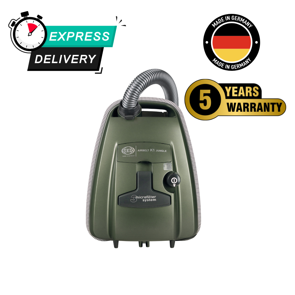 SEBO AIRBELT K1 JUNGLE ePower Green Cylinder Vacuum Cleaner