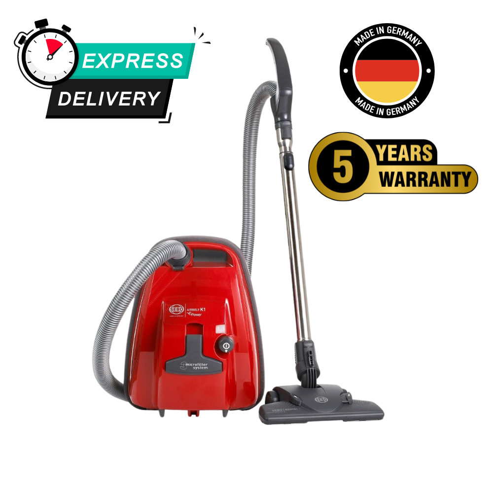 SEBO AIRBELT K1 Red ePower Cylinder Vacuum Cleaner 92663GB