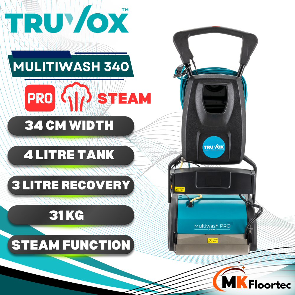 Truvox Multiwash Pro STEAM 340 Floor Scrubber Dryer