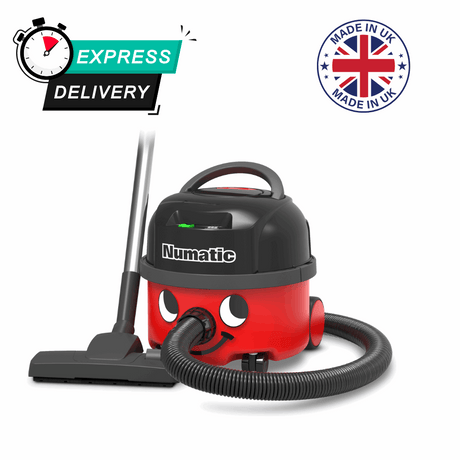 Numatic NBV190NX cordless vacuum cleaner, designed for commercial use, featuring battery operation for enhanced mobility and efficiency.