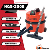 Numatic NQS250B All Steel Commercial Vacuum Cleaner 240 Volt