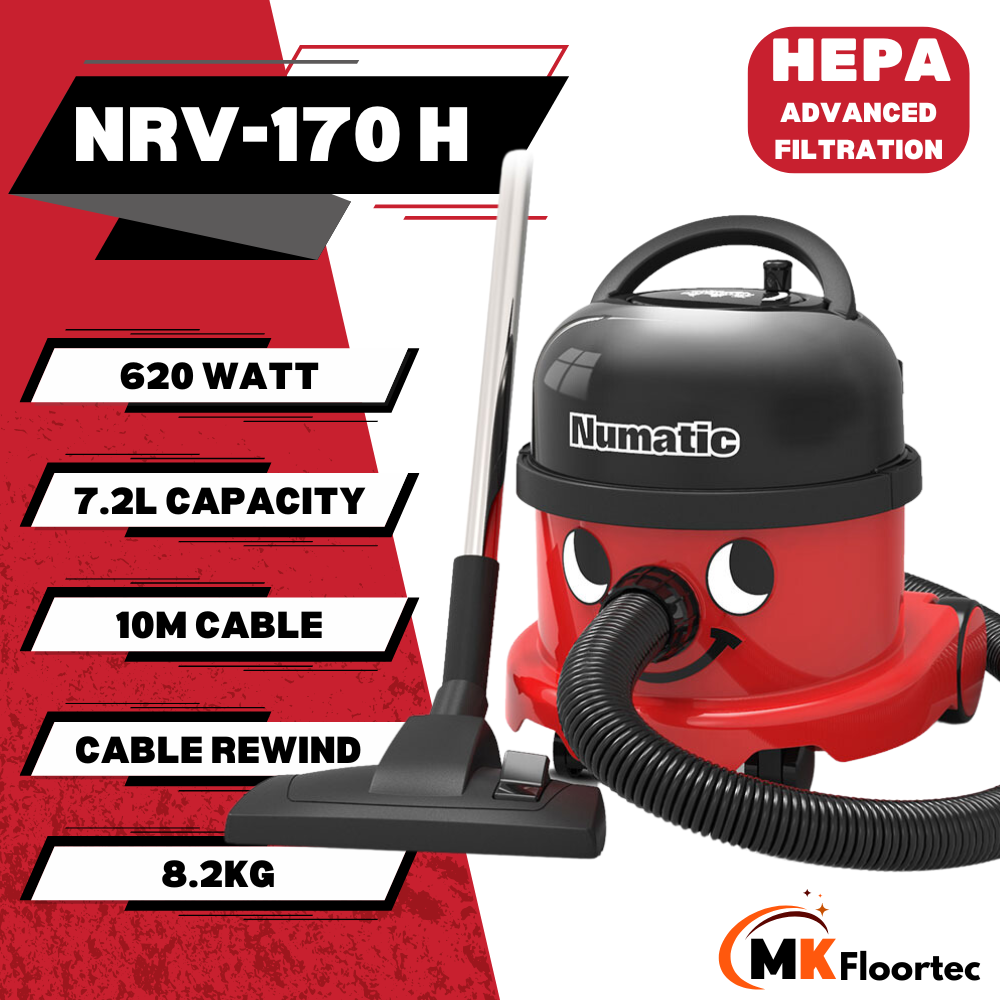 Numatic NVR170H Henry Commercial Dry Allergy Hepa13 Vacuum Cleaner