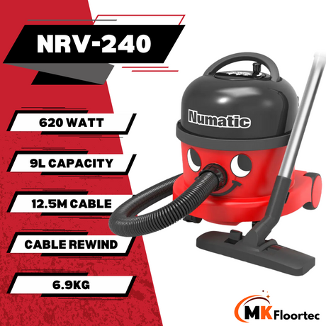 Numatic NRV240-11 Dry Commercial Vacuum Cleaner 110 Volt