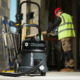 Numatic TEM390A 240V M Class DUST Extractor vacuum cleaner, built for durability and heavy-duty performance on job sites.