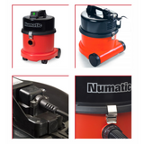 Numatic NVQ370 Commercial Vacuum Cleaner With Steel Head Structofoam Body