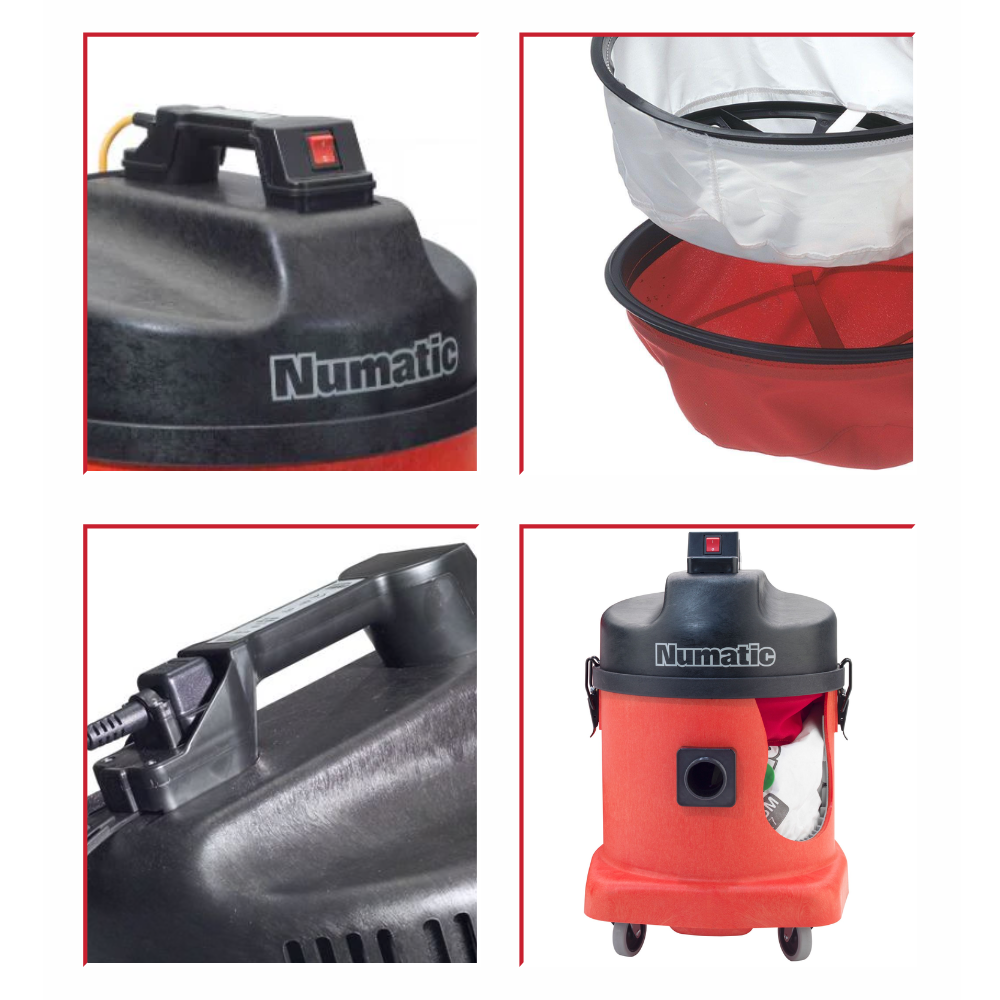 Numatic NVDQ570 Industrial Dry Vacuum Cleaner Twin Motor