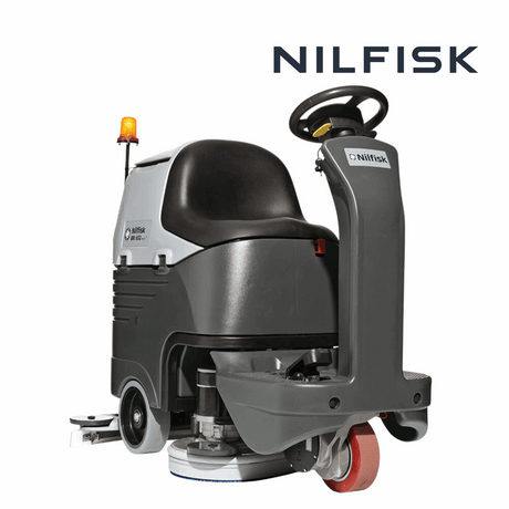 nilfisk industrial ride-on scrubber dryer floor cleaner BR652