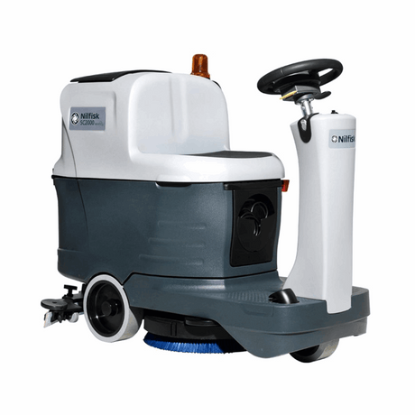 Nilfisk SC2000 ride-on floor cleaning scrubber dryer