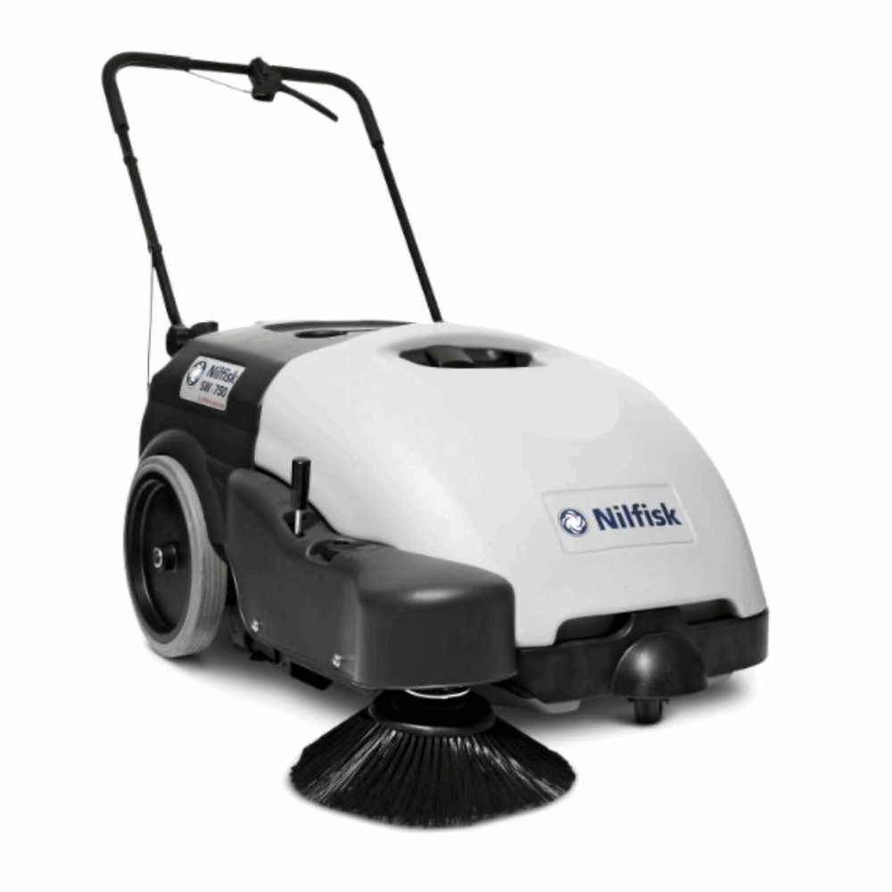 Nilfisk SW750 walk-behind industrial floor sweeper