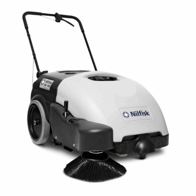 Nilfisk SW750 walk-behind industrial floor sweeper