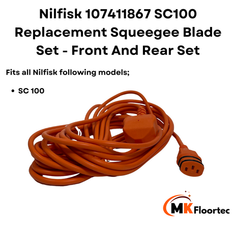 Nilfisk 107413491 SC100 Mains Cable 10M