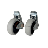 Nilfisk 107417120 Front Castor Wheel D75 Set with Brake (2 Pcs) for ATTIX 33, 44#7
