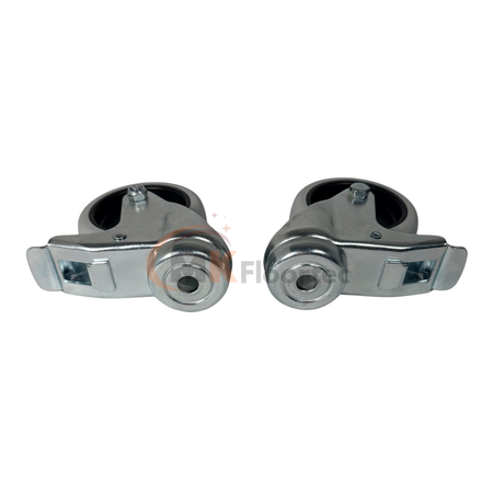 Nilfisk 107417120 Front Castor Wheel D75 Set with Brake (2 Pcs) for ATTIX 33, 44#7