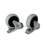 Nilfisk 107417120 Front Castor Wheel D75 Set with Brake (2 Pcs) for ATTIX 33, 44#7
