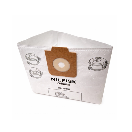 Nilfisk 107420784 VP930 Vacuum Cleaner Fleece Dust Bags