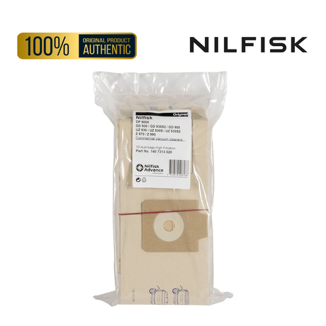 Nilfisk 1407313020 VP930 Vacuum Cleaner Paper Dust Bags