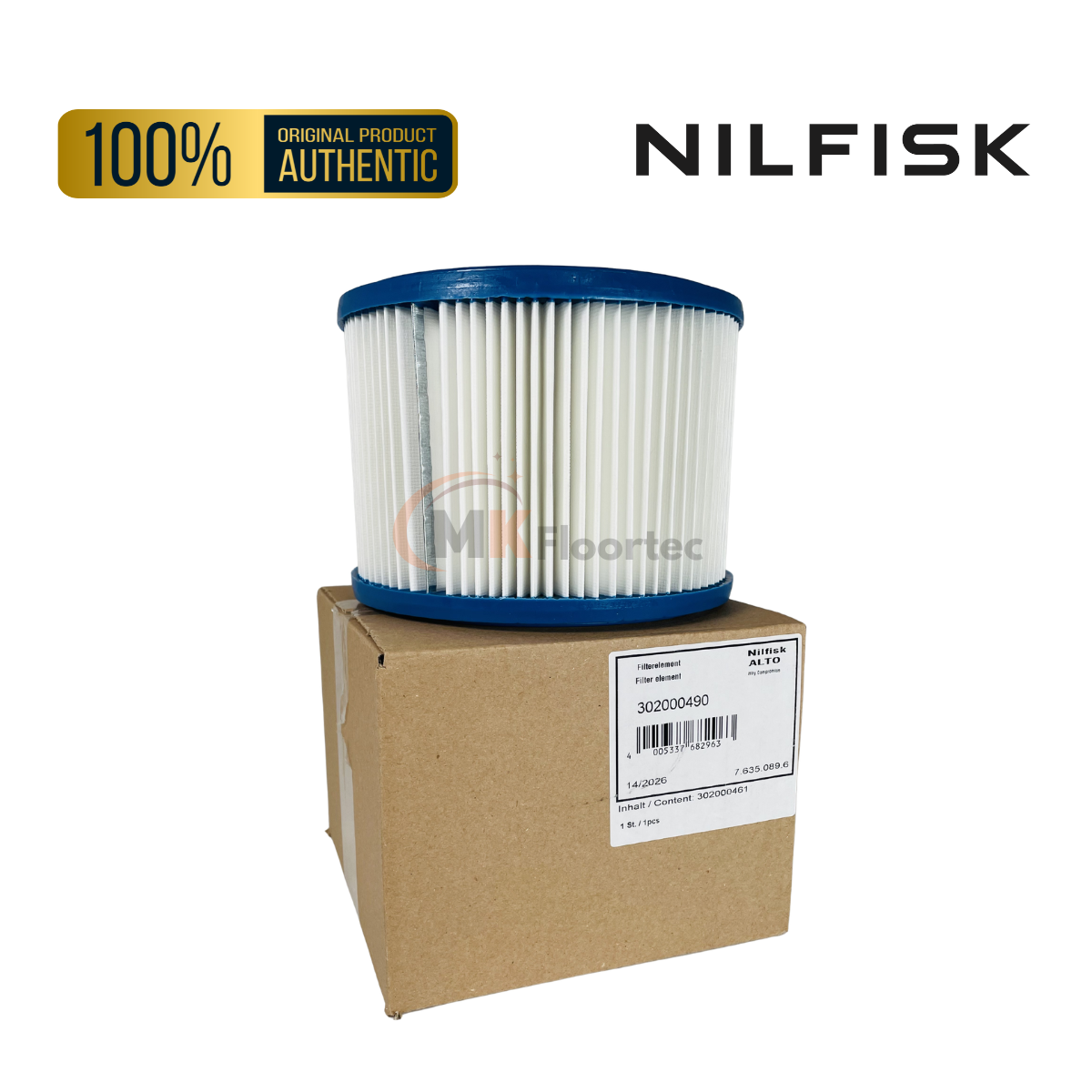 Nilfisk 302000490 M-Class PET Fleece Filter | For AERO 26-2M & ATTIX 30/40/50