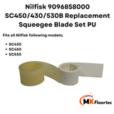 Nilfisk 9096858000 SC450/430/530B Replacement Squeegee Blade Set PU
