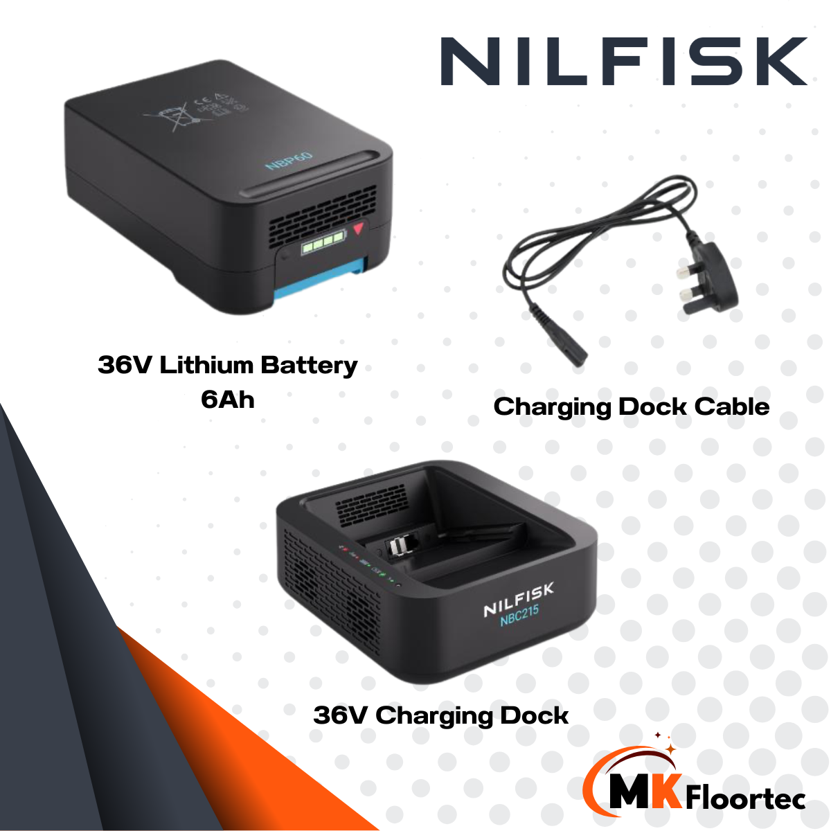 Nilfisk AERO 21B-W0M PC M-Class Cordless Battery Vacuum Dust Extractor