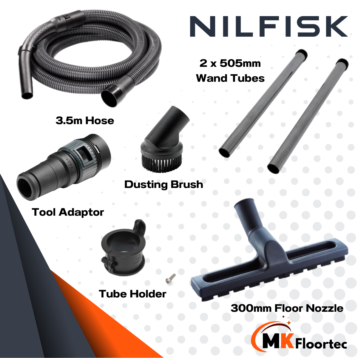 Nilfisk AERO 21B-W0M PC M-Class Cordless Battery Vacuum Dust Extractor