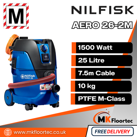 Nilfisk AERO 26-2M PC M Class Vacuum Cleaner