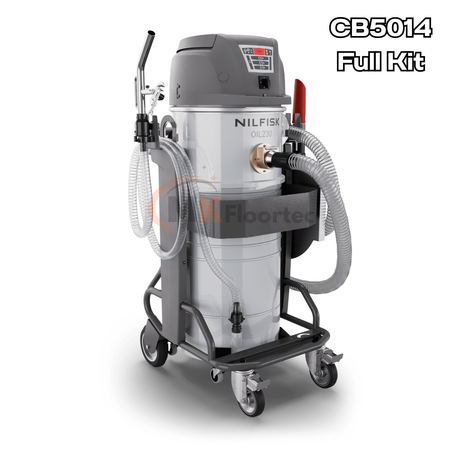 Nilfisk OIL230 E Industrial Vacuum Cleaner Oil, Coolant, Chip CB5014 + Full Kit