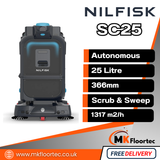 Nilfisk SC25 Autonomous Robot Scrubber Dryer Floor Cleaning Machine