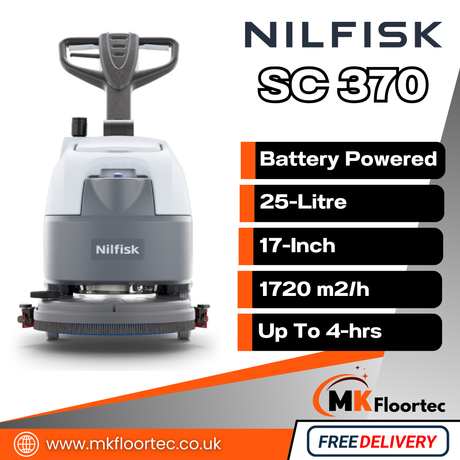 Nilfisk SC370 43B Scrubber Dryer - Battery Powered