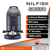 Nilfisk SC550 Walk-Behind Scrubber Dryer – Disc, Cylindrical & Orbital Floor Machine