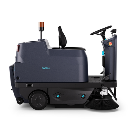 Nilfisk SW3000 Industrial Ride-On Sweeper