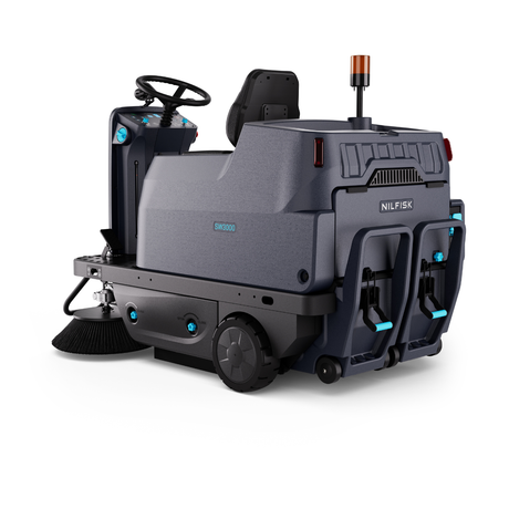 Nilfisk SW3000 Industrial Ride-On Sweeper