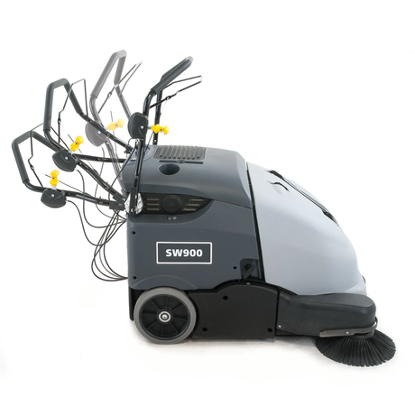 Nilfisk SW900 Walk-Behind Battery Powered Industrial Sweeper