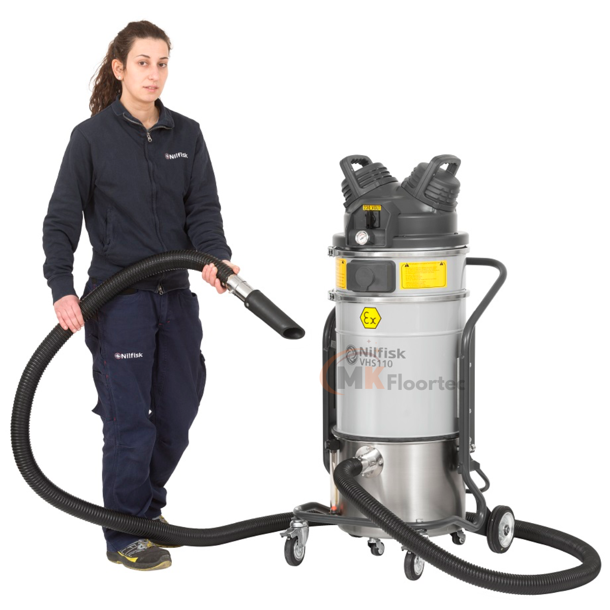 Nilfisk VHS110 Z22 ATEX Industrial Vacuum Cleaner EXA FM PBS CB4017 Complete Kit