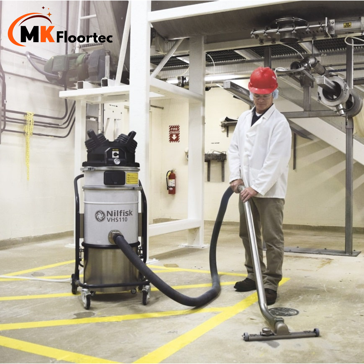 Nilfisk VHS110 Z22 ATEX Industrial Vacuum Cleaner EXA FM PBS CB4017 Complete Kit
