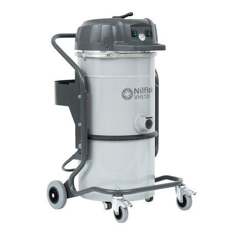 Nilfisk VHS120 CC GV Metal + Swarf Industrial Vacuum Cleaner CB5007 + Full Kit