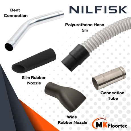 Nilfisk VHS120 CC GV Metal + Swarf Industrial Vacuum Cleaner CB5007 + Full Kit
