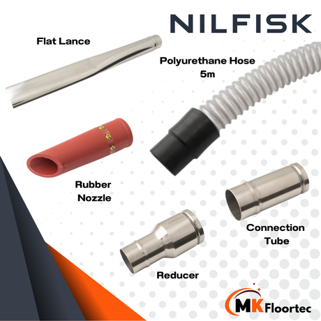 Nilfisk VHS120 Industrial Vacuum Cleaner CB4001 + Full Kit