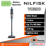 Nilfisk VU200 Cordless Stick Vacuum Cleaner