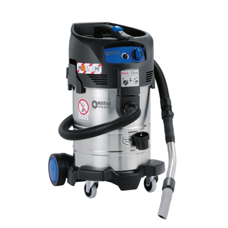 Nilfisk ATTIX 40-0M PC ATEX Type 22 Vacuum Cleaner