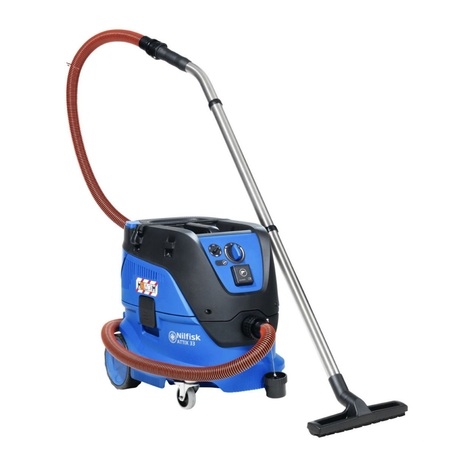 Nilfisk Attix 33-2M PC M-Class Dust Extractor Vacuum Cleaner