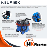 Nilfisk Attix 33-2M PC M-Class Dust Extractor Vacuum Cleaner